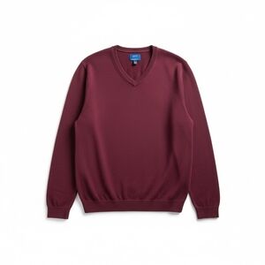 Apt. 9 Seriously Soft Merino Wool Blend V-Neck Sweater Maroon XL